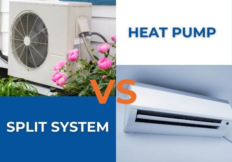 heat pump vs split system