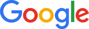 Google logo with the company name in bold, colorful letters: blue "G", red "o", yellow "o", blue "g", green "l", and red "e" on a white background.